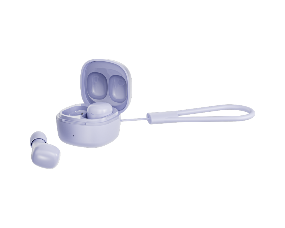 Слушалки CANYON headset OnGo 4 mini TWS Purple 3