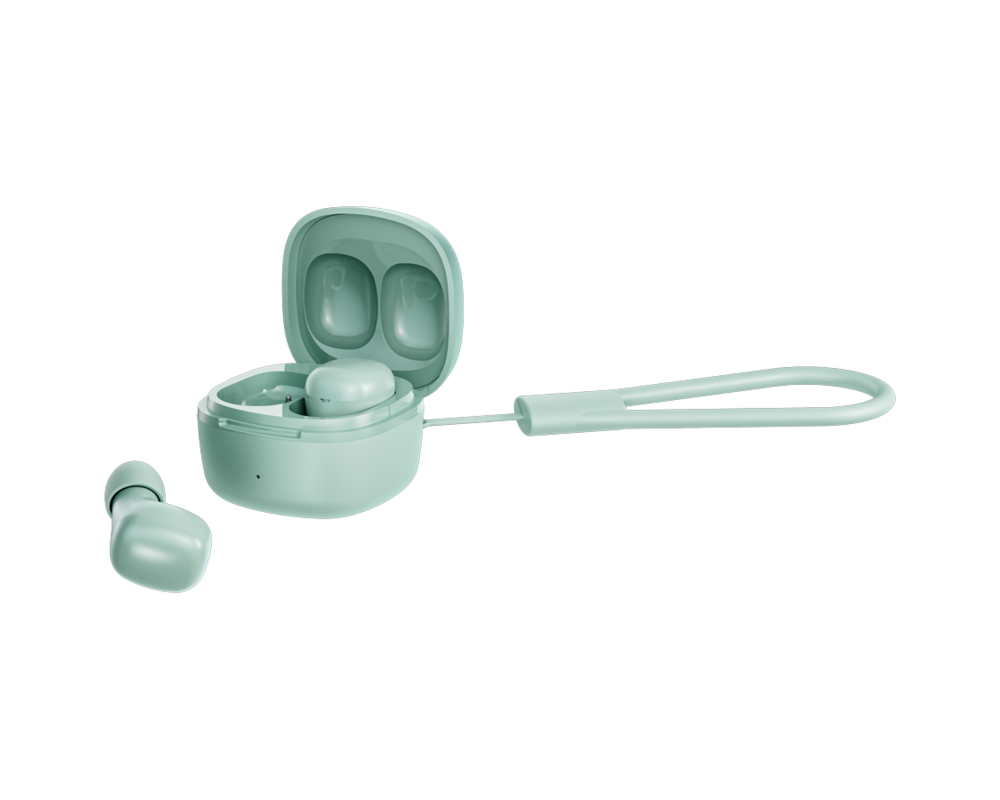 Слушалки CANYON headset OnGo 4 mini TWS Green 3