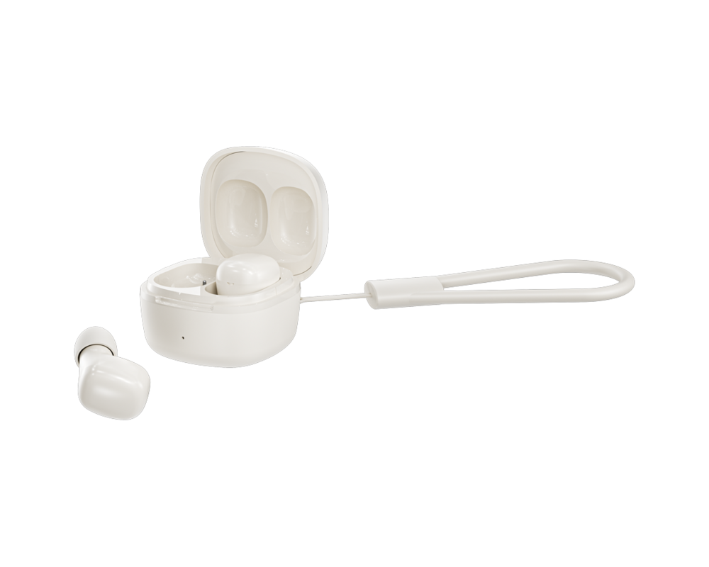 Слушалки CANYON headset OnGo 4 mini TWS Beige 3