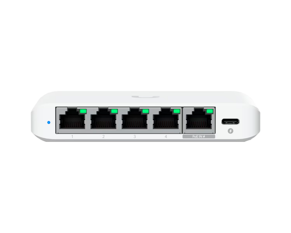 Switch (Комутатор) 5-портов Gigabit комутатор Ubiquiti UniFi Flex Mini 2.5G 5