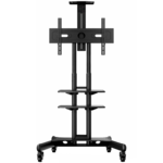 <span>Стойка</span> ONKRON Mobile TV Stand for 40-70” TVs with Wheels Shelves Height Adjustable Rolling TV Cart <span class='catalog-num-in-name'>TS1552-B</span> - 