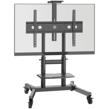  ONKRON Mobile TV Stand Rolling TV Cart for 50&quot;-90&quot; Screens up to 90 kg 782109 TS1891-B на топ цена - PIC.bg