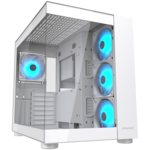 <span>Кутия</span> COUGAR | FV150 RGB White | PC Case | Mid tower / Dual Chamber / TG Front and Left Pannels / Quick Detachable Air Filters / Up to 8 Fans <span class='catalog-num-in-name'>CGR-5KA1W-RGB</span> - 