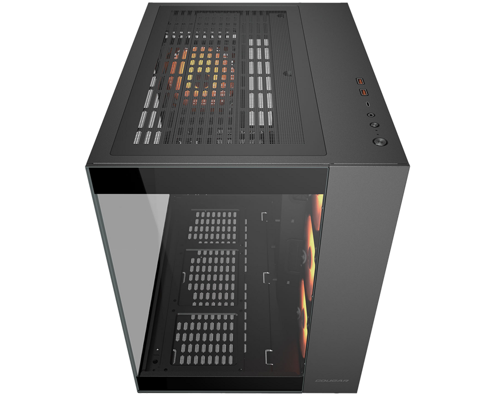 Кутия COUGAR | FV150 RGB | PC Case | Mid tower / Dual Chamber / TG Front and Left Pannels / Quick Detachable Air Filters / Up to 8 Fans 2