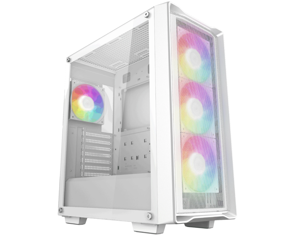Кутия DeepCool ATX - CC560 MESH White v2 13