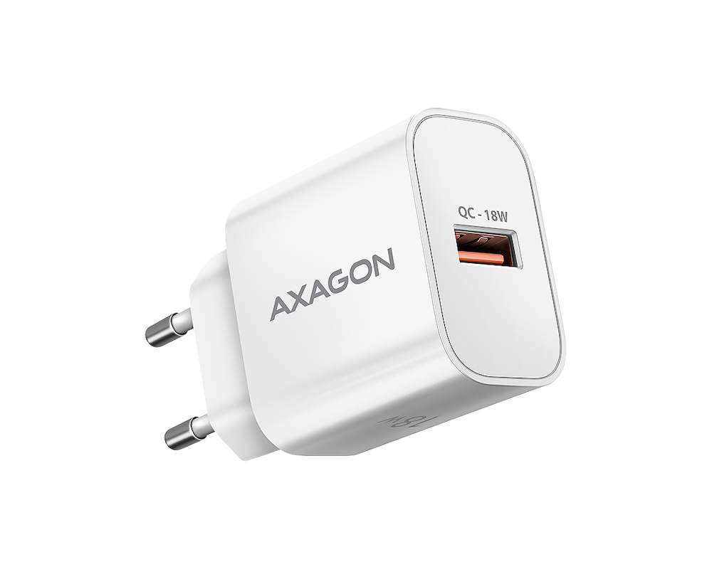 Адаптери AXAGON ACU-QC18W wall charger 1x QC3.0/AFC/FCP/SMART
