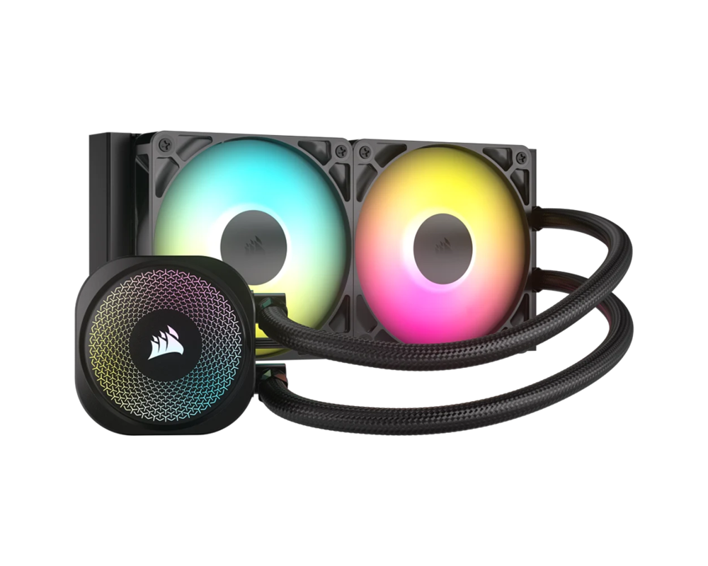 Охладител за процесор CORSAIR NAUTILUS 240 ARGB, 240mm Radiator, Liquid CPU Cooler 5