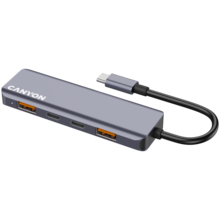  CANYON hub DS-18 5in1 USB-C Grey 785244 CNS-TDS18 на топ цена - PIC.bg