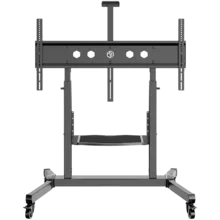  ONKRON Mobile TV Stand Rolling TV Cart for 50 to 100-Inch Screens up to 120 kg 786724 TS1991-B на топ цена - PIC.bg