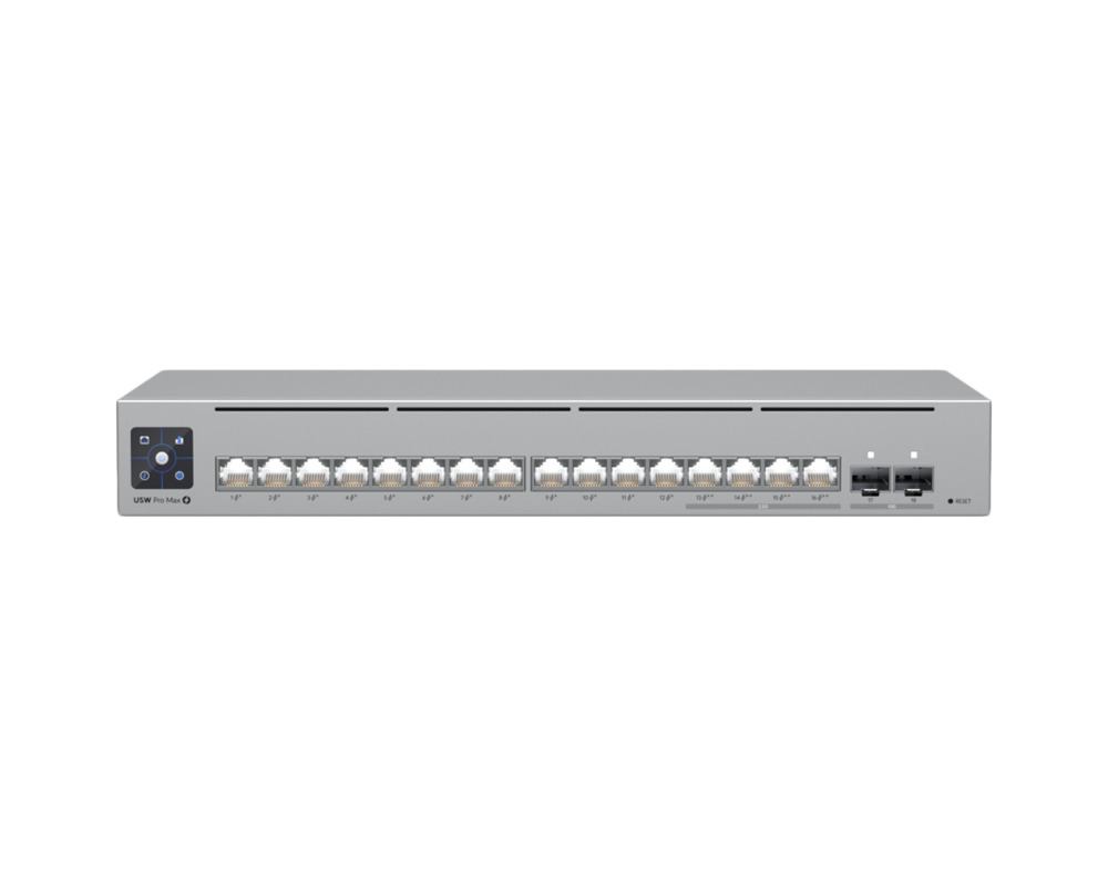 Switch (Комутатор) 16-портов гигабитов комутатор Ubiquiti UniFi Switch Pro Max 16 PoE USW-Pro-Max-16-PoE 7