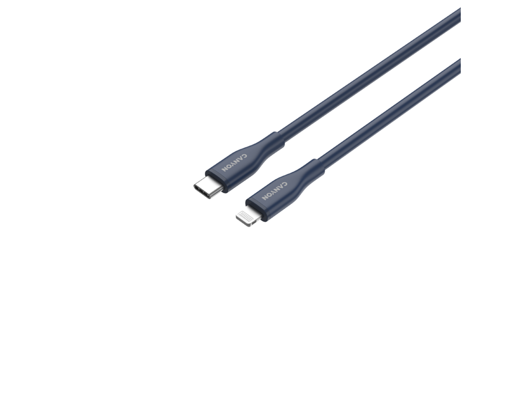 Кабел CANYON cable CLNM60 C-L 60W MFI 1m Silic... 3