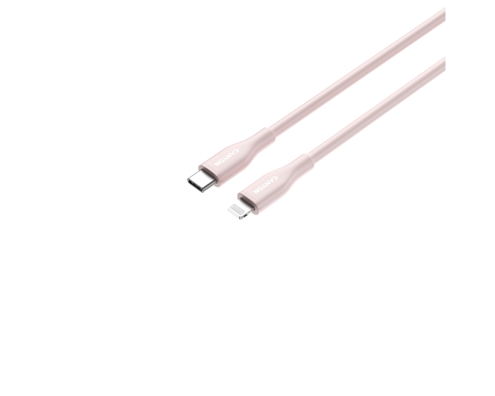 Кабел CANYON cable CLNM60 C-L 60W MFI 1m Silic... 3
