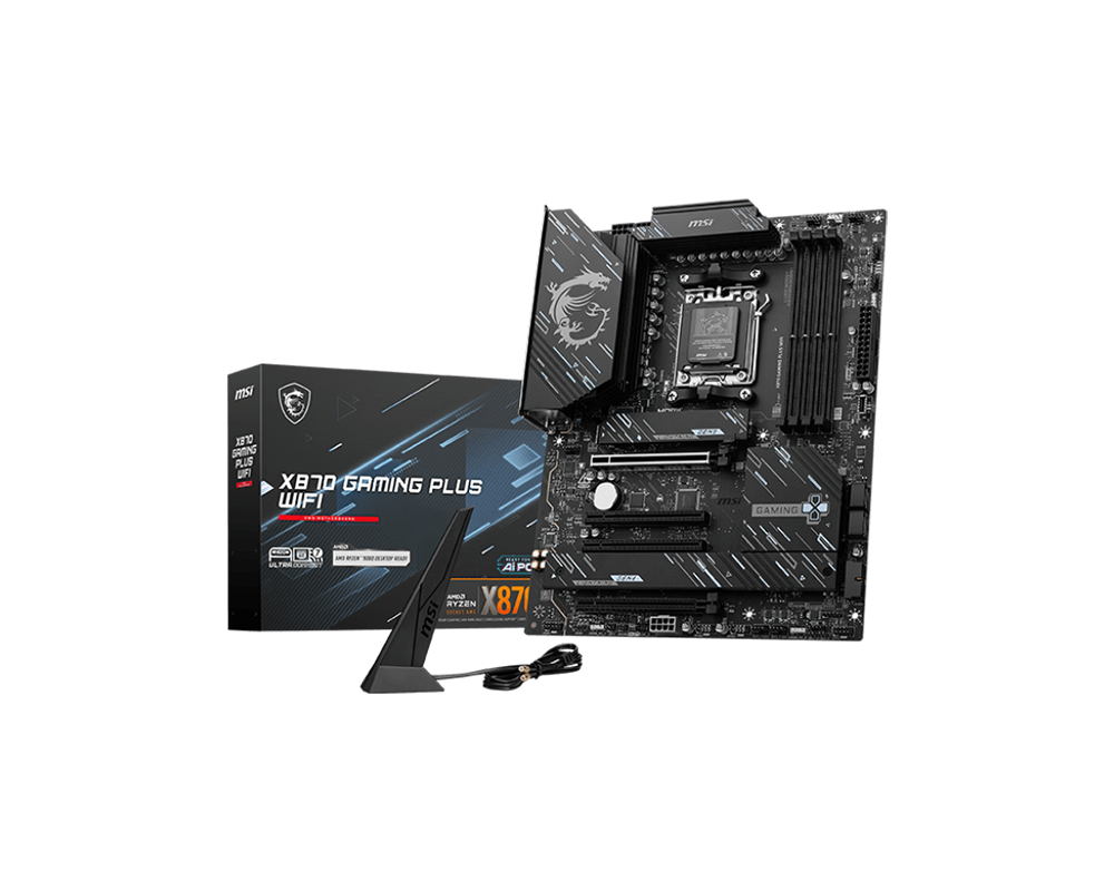 Дънна платка MSI X870 GAMING PLUS WIFI 6