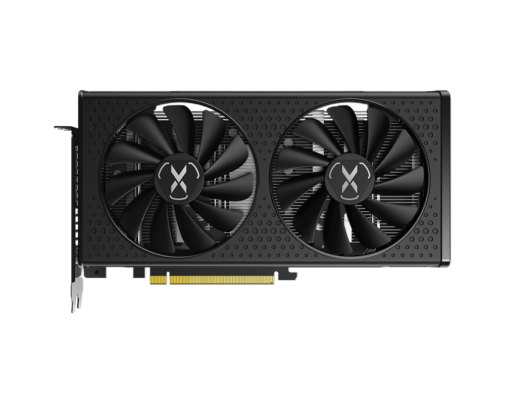 Видеокарта XFX SPEEDSTER SWFT210 RADEON RX7600 CORE Gaming Graphics Card with 8GBGDDR6 HDMI 3xDP 2