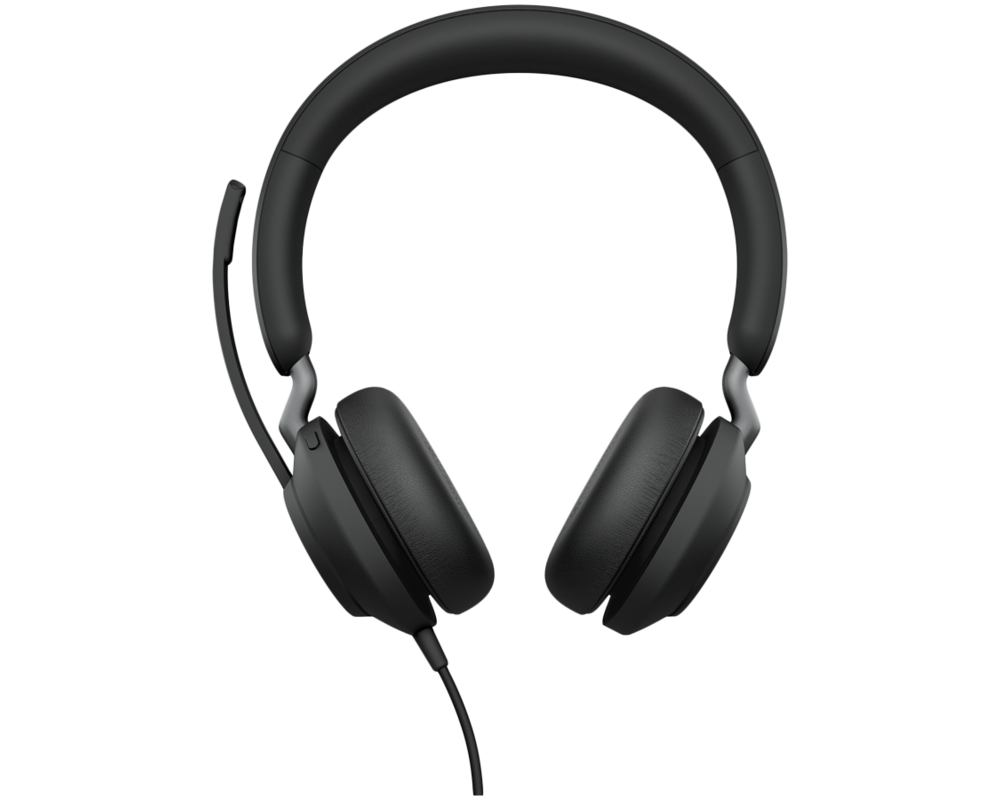 Слушалки Професионални JABRA Evolve2 40 SE Стерео USB-C, MS 24189-999-899 - черен 5