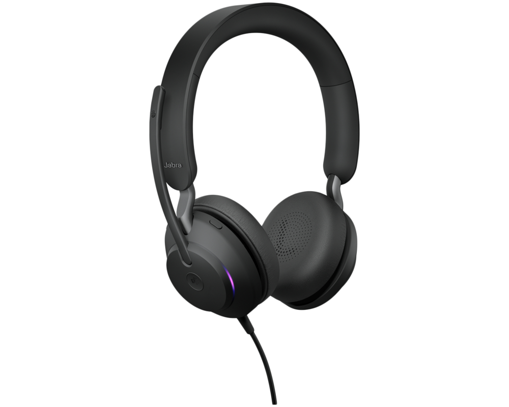 Слушалки Професионални JABRA Evolve2 40 SE Стерео USB-C, MS 24189-999-899 - черен 6
