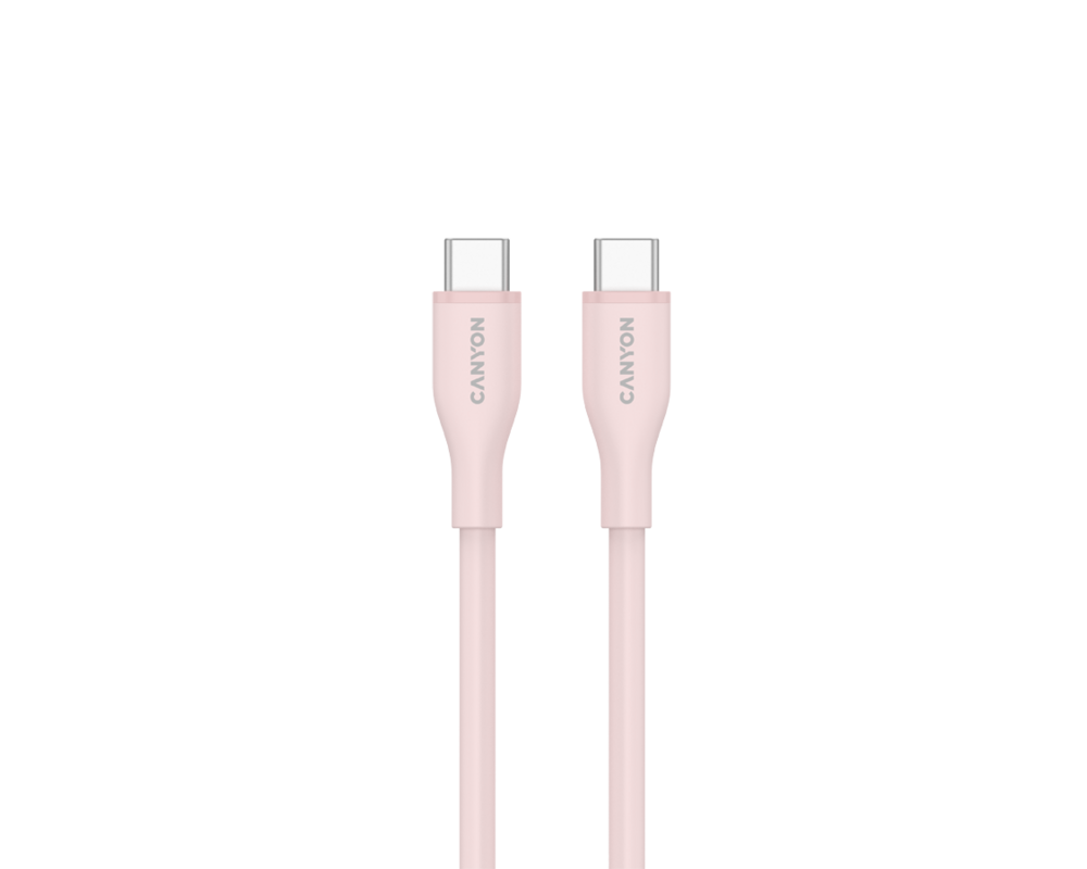 Кабел CANYON cable CC60SC10 C-C 60W 1m Silicon... 2