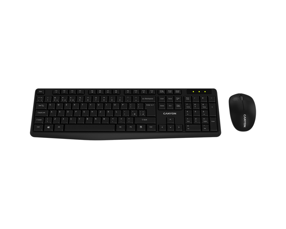 Клавиатура CANYON SET-W01 Keyboard+Mouse Wireless B... 5