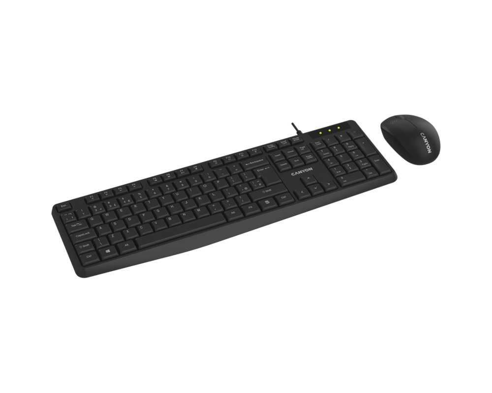 Клавиатура CANYON SET-W01 Keyboard+Mouse Wireless B... 4