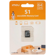  Imou microSDXC 64GB + SD Adapter Class 10 791590 ST2-64-S1 на топ цена - PIC.bg