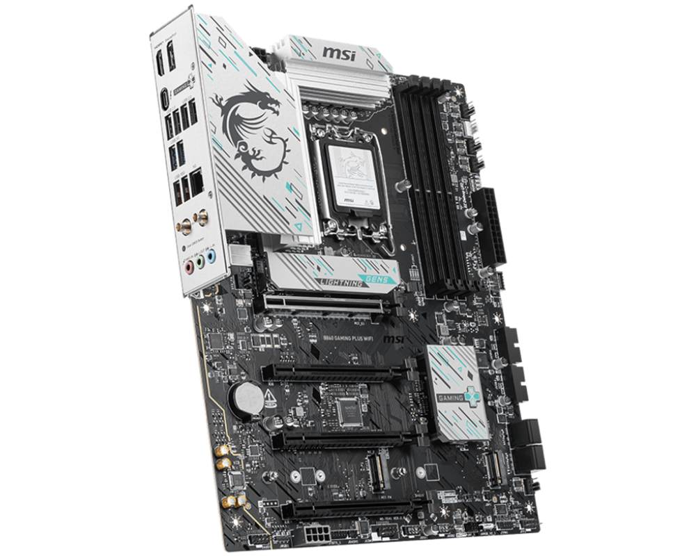Дънна платка MSI B860 GAMING PLUS WIFI LGA1851 4xDDR5 ATX HDMI 2xDP USB MB 3