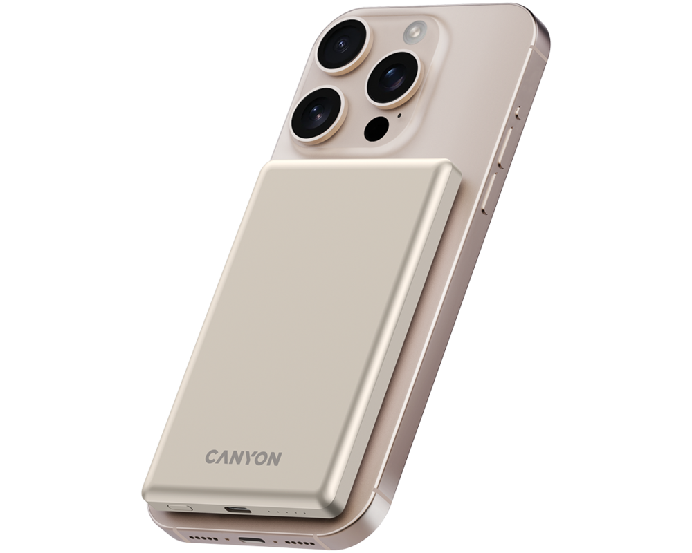 Външна батерия CANYON power bank OnPower 505 slim Magsa... 6