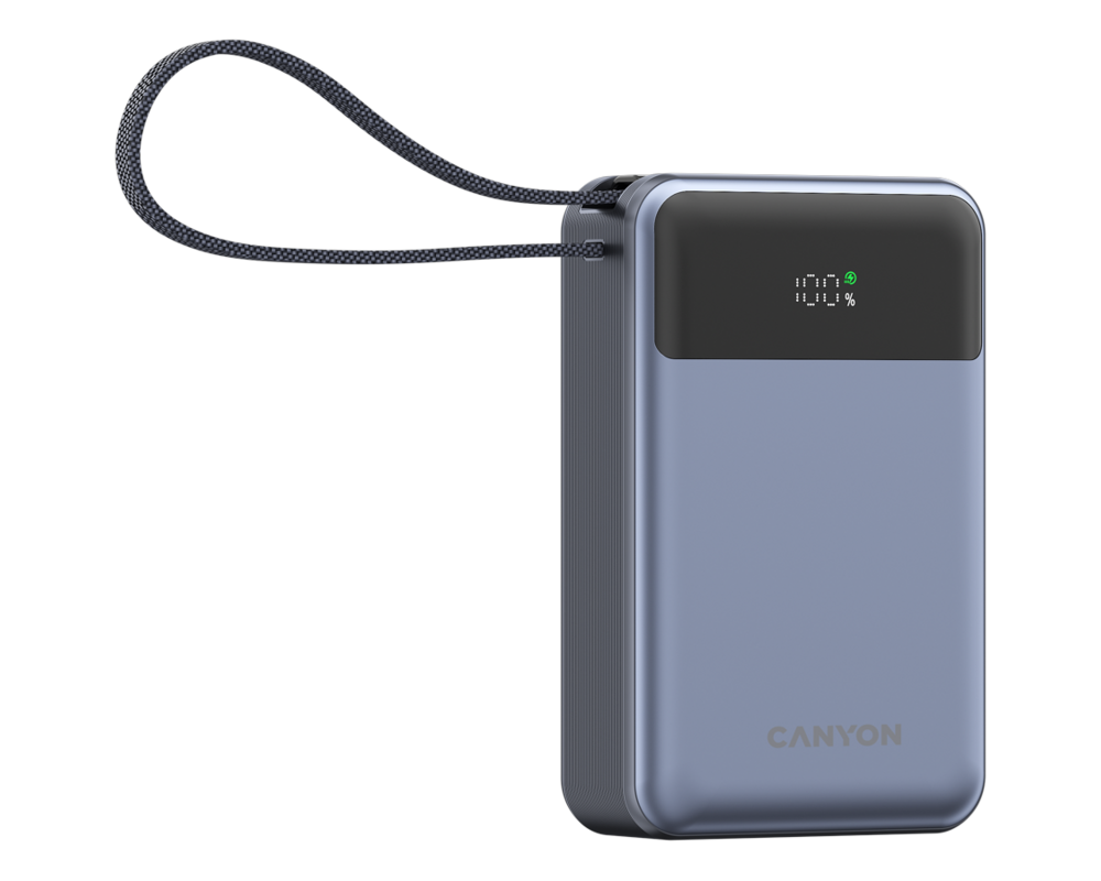 Външна батерия CANYON power bank OnPower 600 built-in c... 2
