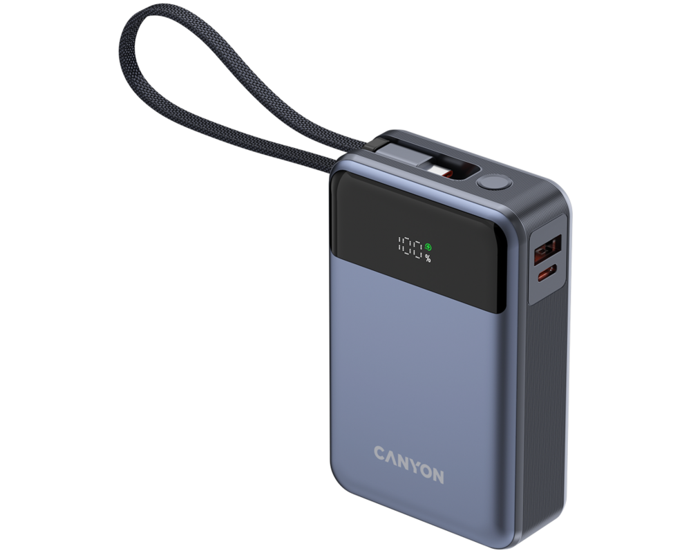 Външна батерия CANYON power bank OnPower 600 built-in c... 3