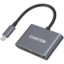  CANYON hub DS-3 3in1 USB-C Dark Grey 797681 CNS-TDS3 на топ цена - PIC.bg