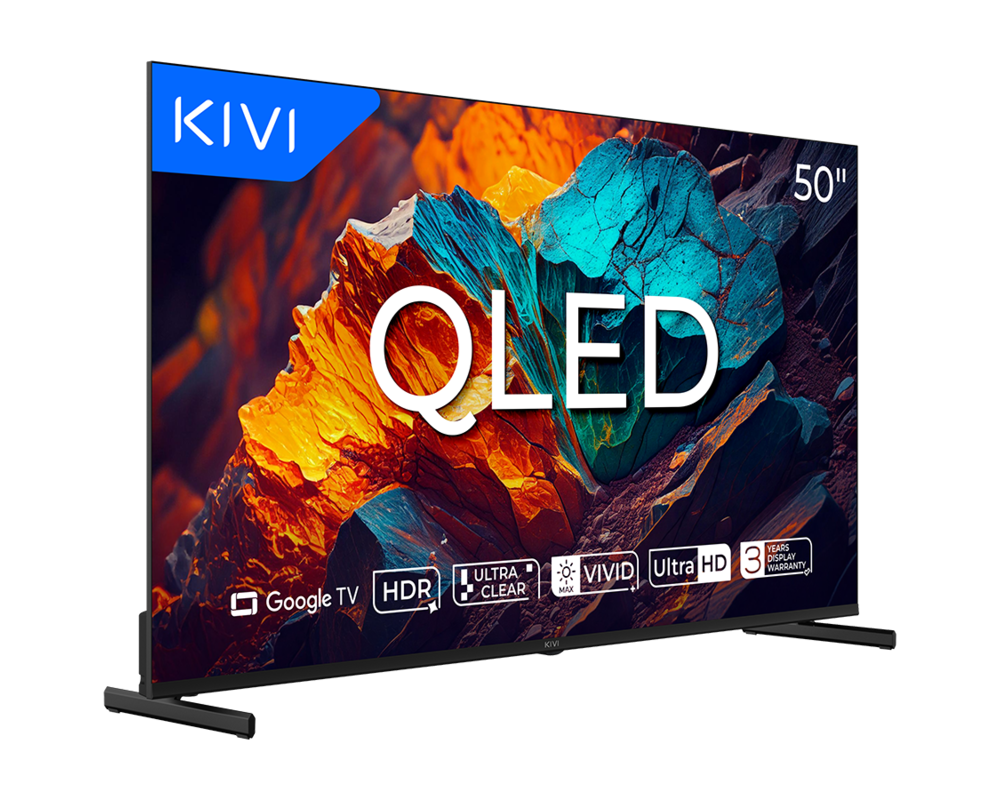 Телевизор TV KIVI 50U720QB 50'' QLED 4K Google TV 2