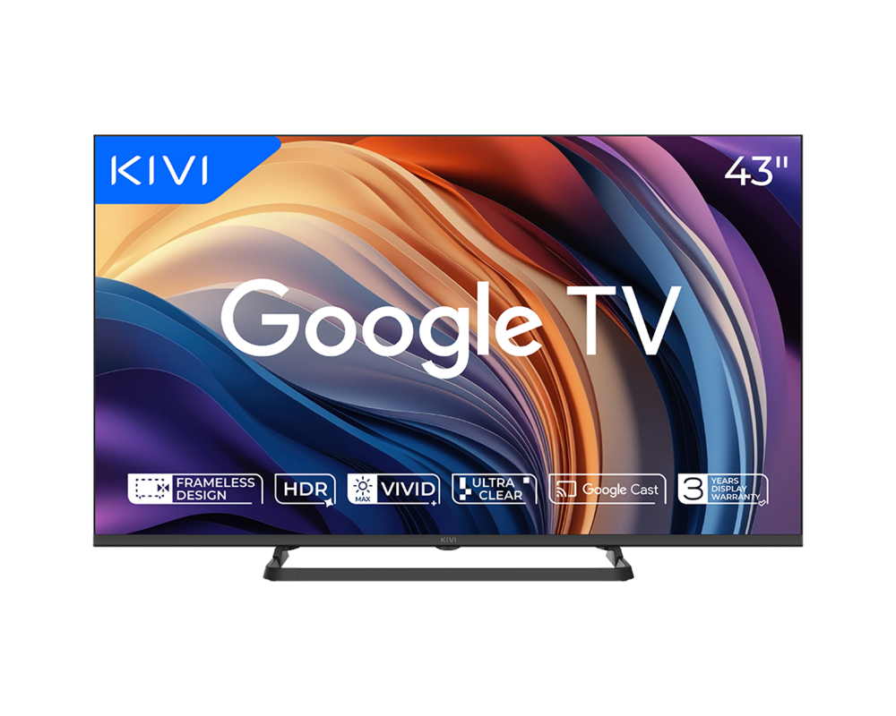 Телевизор TV KIVI 43U710QB 43'' LED 4K Google TV 3