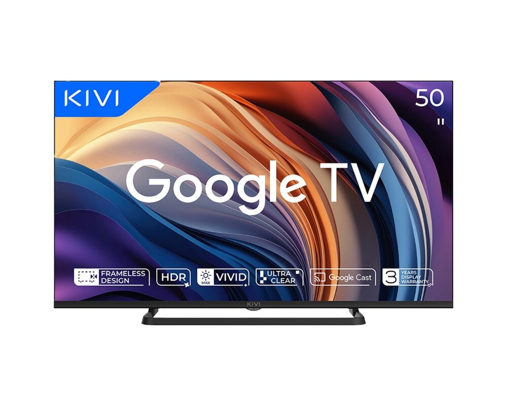 Телевизор TV KIVI 50U710QB 50'' LED 4K Google TV 7