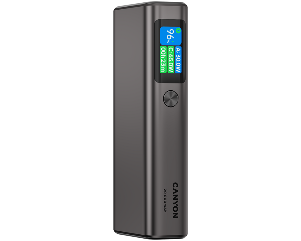 Външна батерия CANYON power bank OnPower 230 TFT 20000... 2