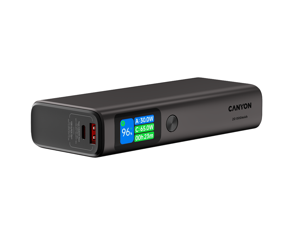 Външна батерия CANYON power bank OnPower 230 TFT 20000... 5