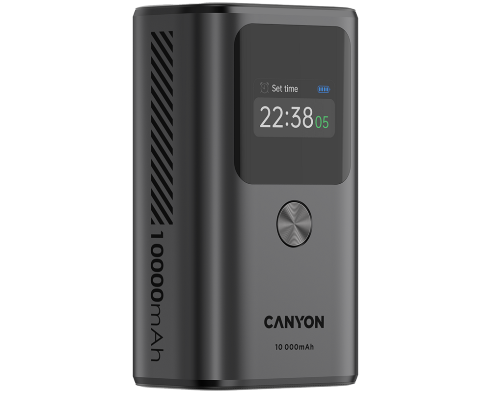 Външна батерия CANYON power bank OnPower 130 TFT 10000... 2