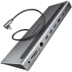 <span>USB хъб</span> Axagon Multiport USB-C 5Gbps TRIPLE 4K D... <span class='catalog-num-in-name'>HMC-4KX3</span> - 