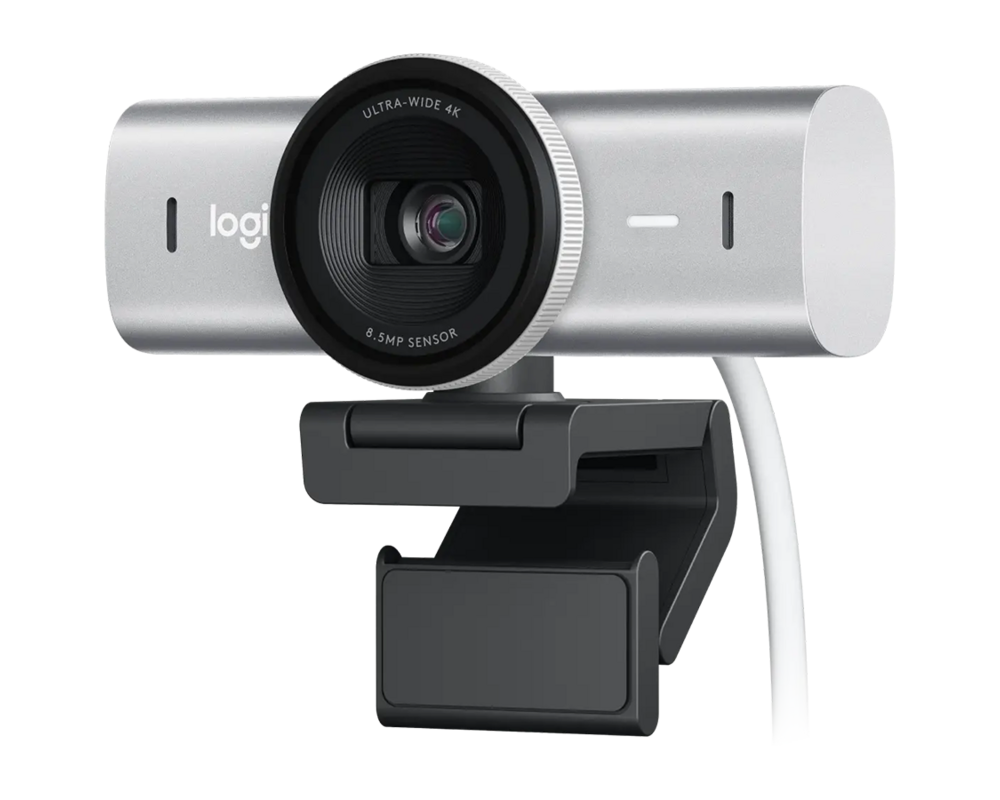 Уеб камера Logitech MX Brio - B2C Pale Grey 6