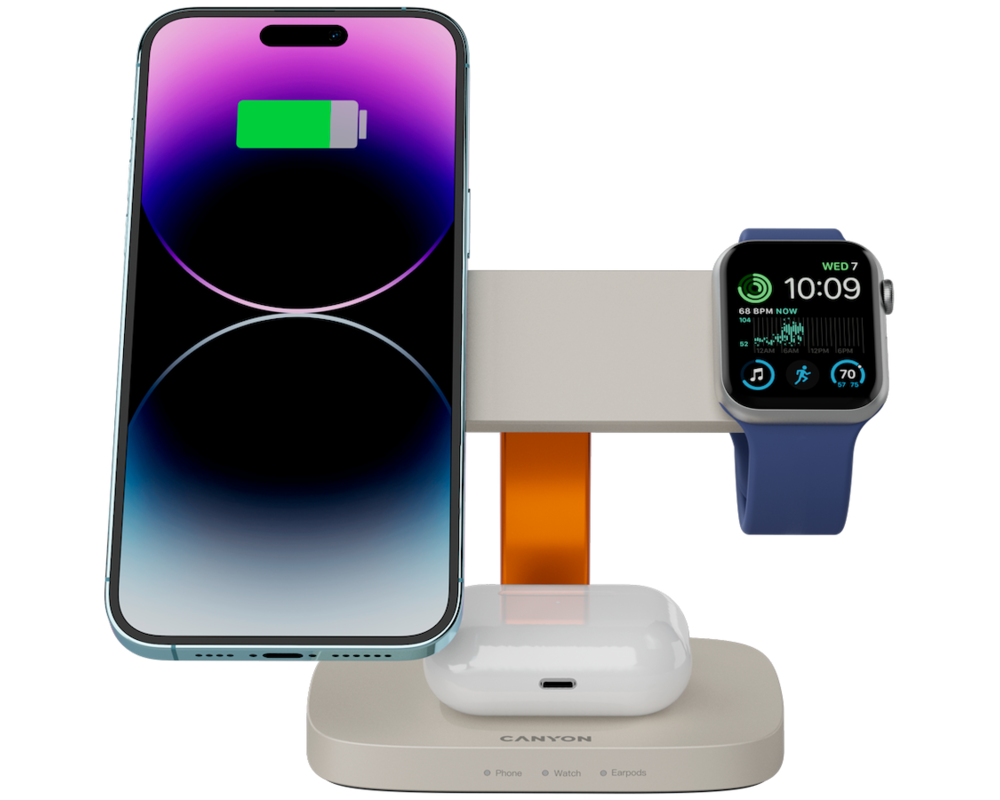 Зарядно CANYON Wireless Charging Station Hexagon... 5