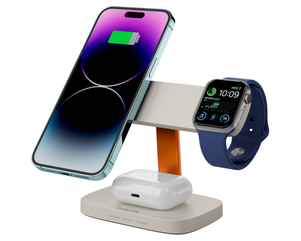 Зарядно CANYON Wireless Charging Station Hexagon... 6