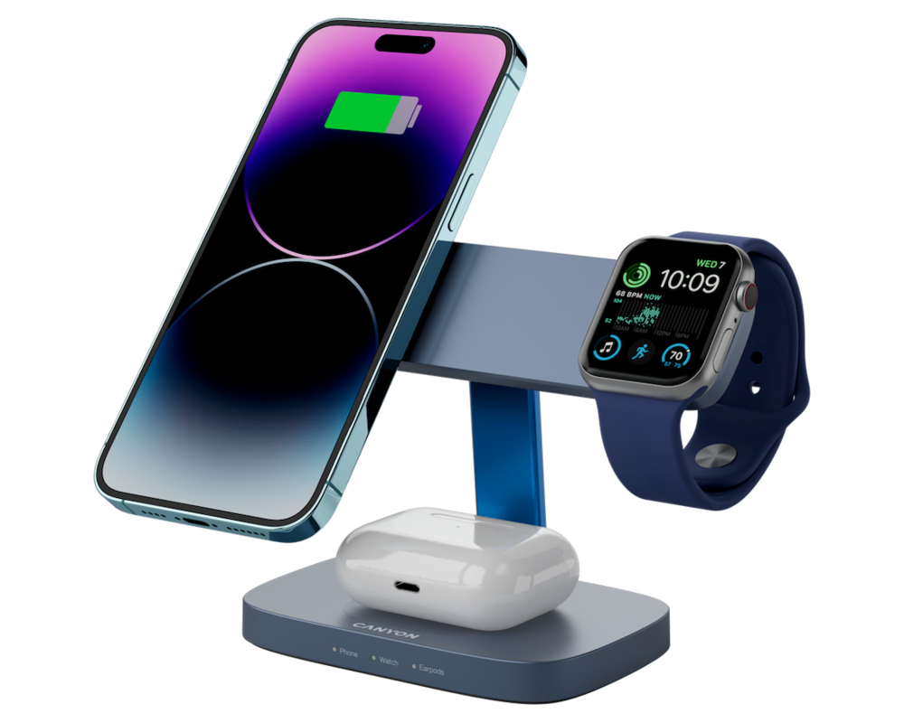 Зарядно CANYON Wireless Charging Station Hexagon... 6