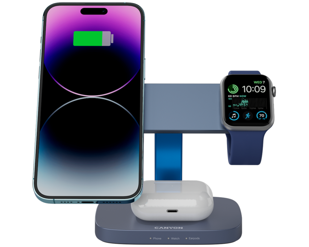 Зарядно CANYON Wireless Charging Station Hexagon... 5