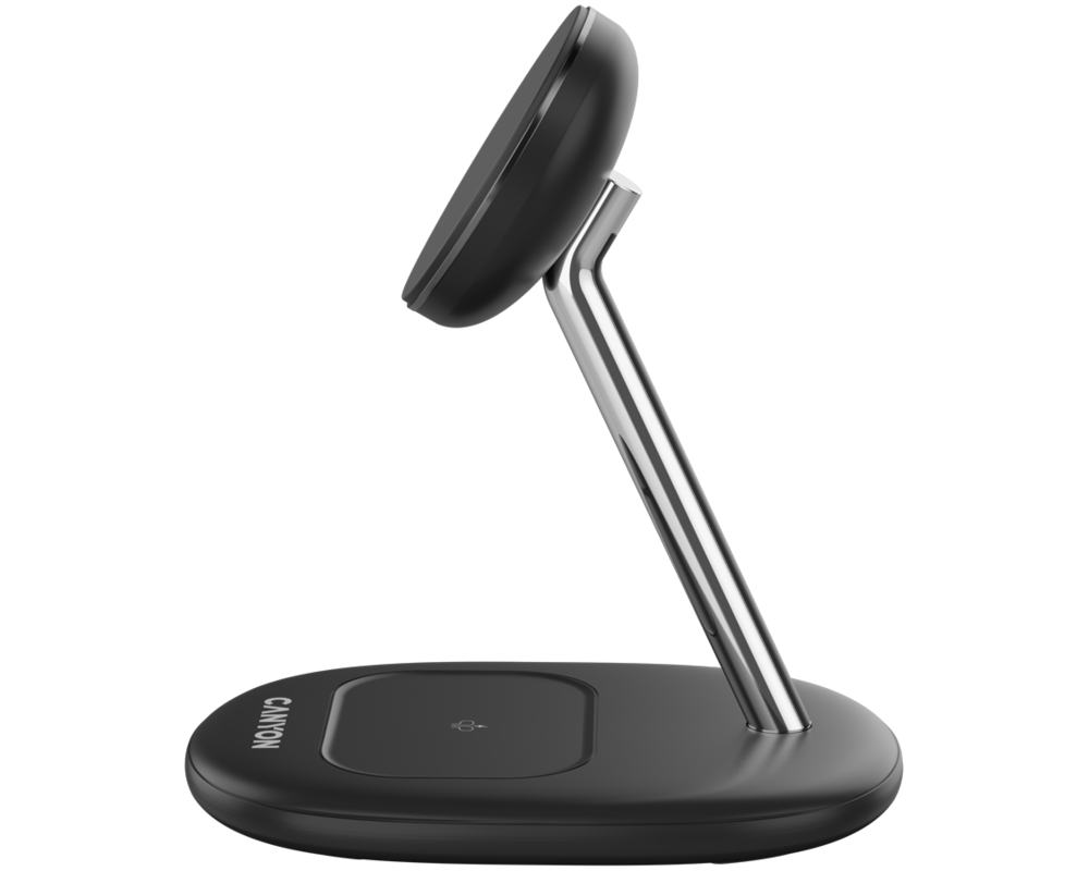 Зарядно CANYON wireless WCS-205 15W Qi2 2in1 Bla... 4