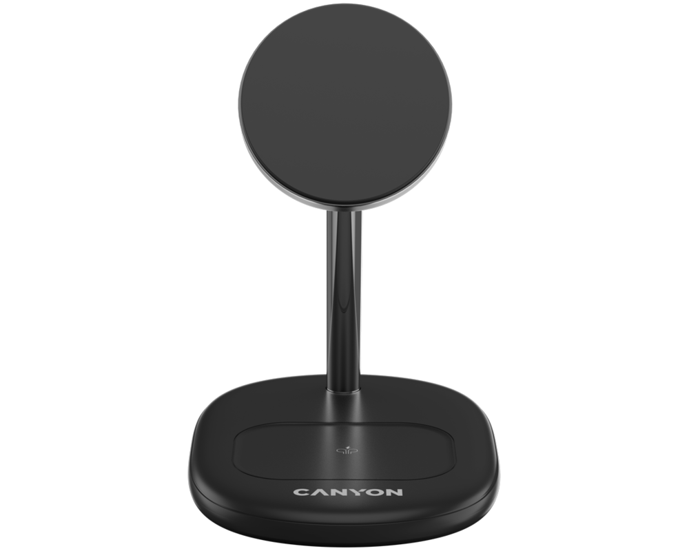 Зарядно CANYON wireless WCS-205 15W Qi2 2in1 Bla... 2