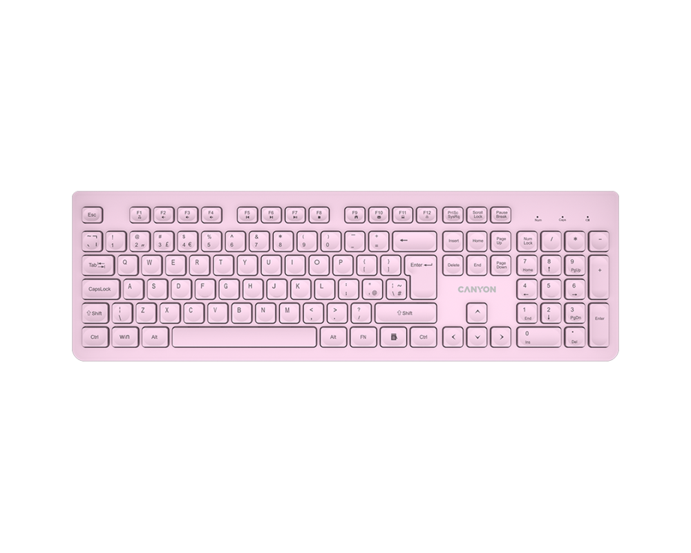 Клавиатура CANYON keyboard HKB-W01 UK/US AAA Wirele... 6