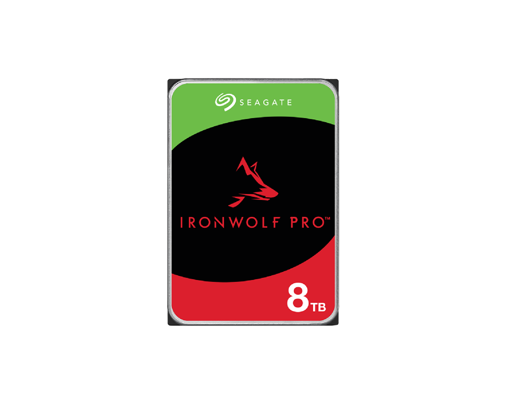 Твърд диск SEAGATE Ironwolf PRO Enterprise NAS HDD 8TB 7200rpm 6Gb 5