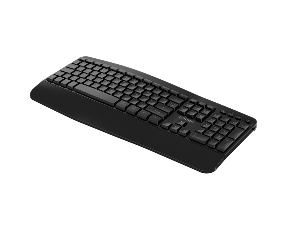 Клавиатура CANYON keyboard HKB-W6 Wireless Black 3