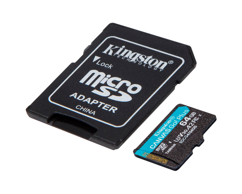 Флаш карта KINGSTON 64GB microSDXC Canvas Go Plus Gen4 200MB 4