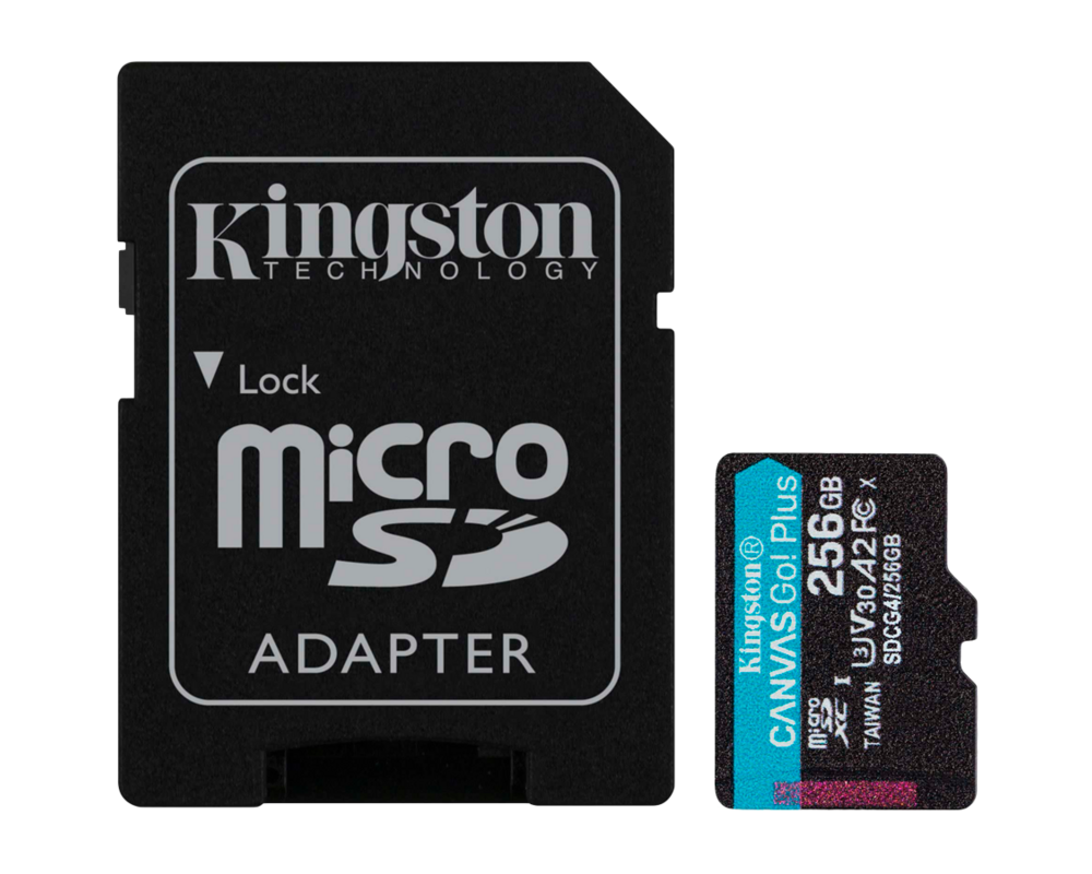 Флаш карта KINGSTON 256GB microSDXC Canvas Go Plus Gen4 200MB 6