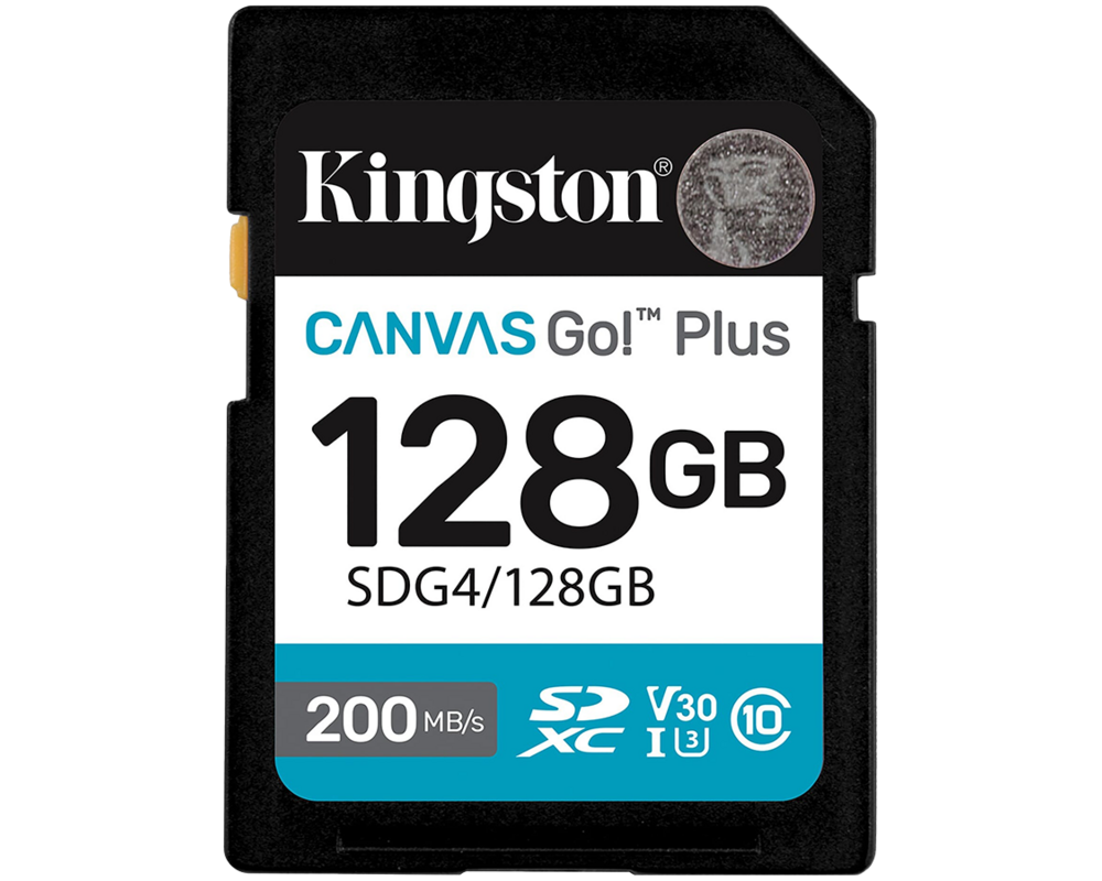 Флаш карта KINGSTON 128GB SDXC Canvas Go Plus Gen4 200MB 3