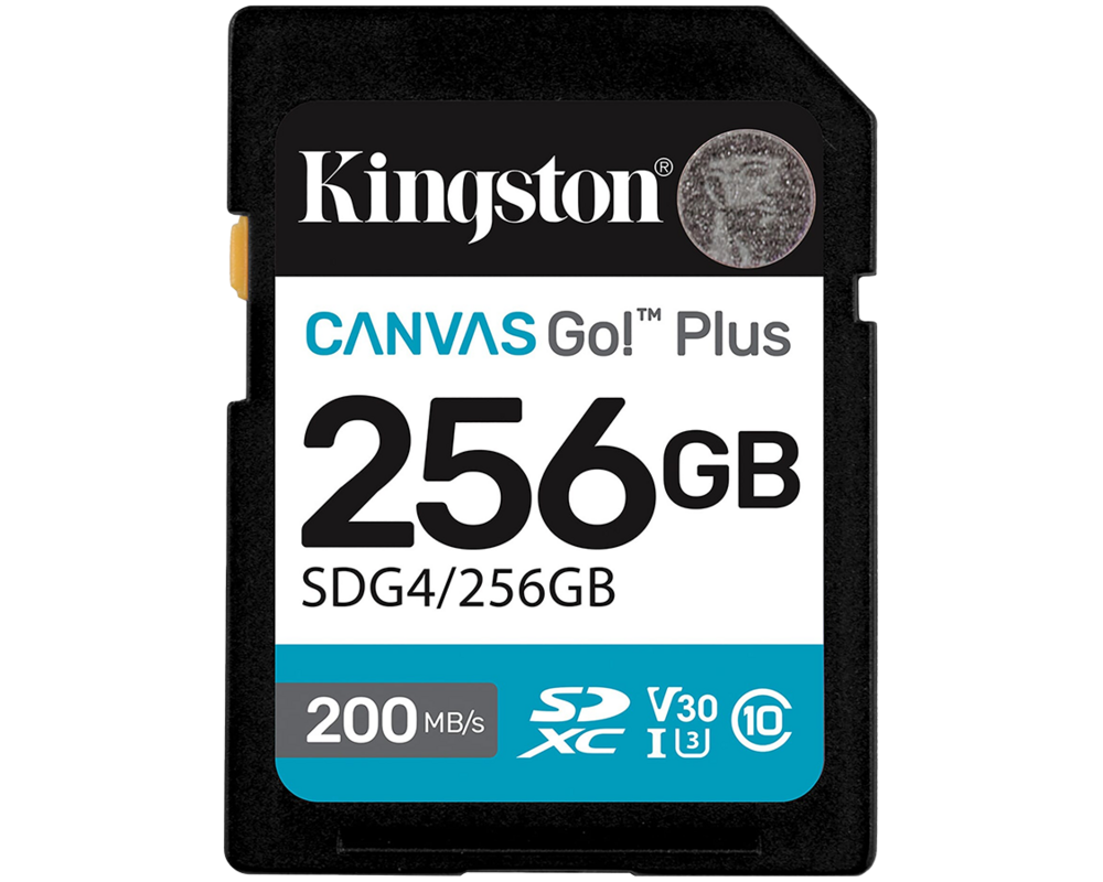 Флаш карта KINGSTON 256GB SDXC Canvas Go Plus Gen4 200MB 3